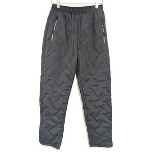 Inew Sport Men's Thermal Insulated Track Pants Chevron Quilted Winter Sweatpants